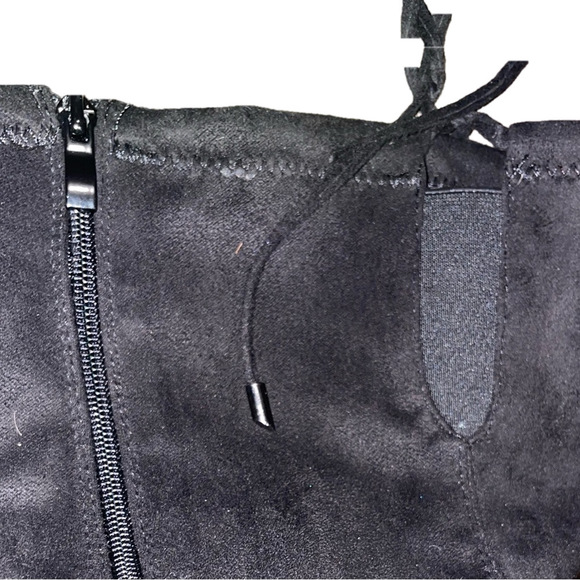 Black Over-the-Knee Women's Boots - Picture 14 of 16